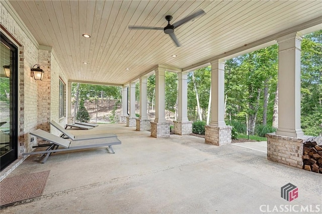 1170 Broadpoint Dr, Greensboro, GA 30642 - porch featuring ceiling fan