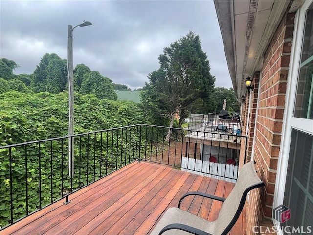 2165 Milledge Dr S, Athens, GA 30605 - view of wooden deck