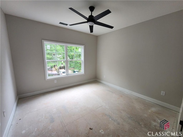 350 Discovery Trl, Athens, GA 30605 - empty room featuring baseboards and ceiling fan