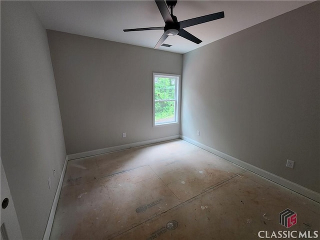 350 Discovery Trl, Athens, GA 30605 - unfurnished room with baseboards and a ceiling fan