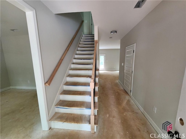 350 Discovery Trl, Athens, GA 30605 - stairway with concrete floors and baseboards