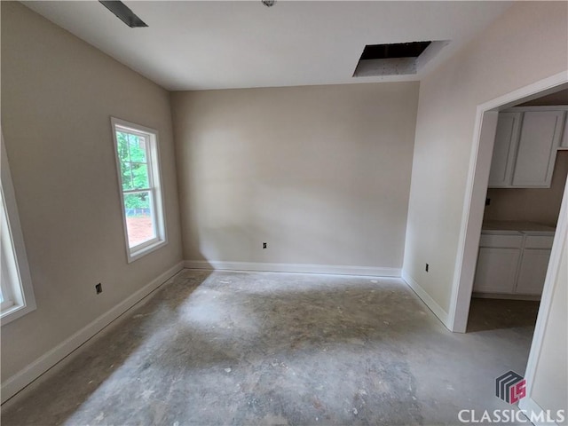 375 Discovery Trl, Athens, GA 30605 - spare room with concrete floors and baseboards