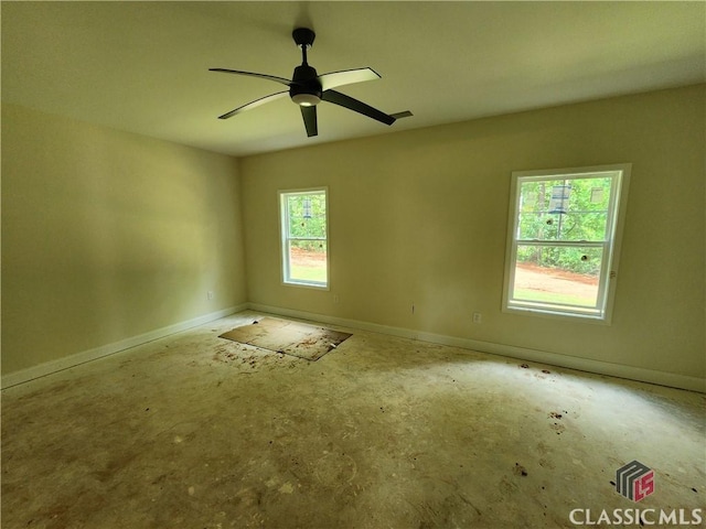 365 Discovery Trl, Athens, GA 30605 - spare room featuring plenty of natural light and a ceiling fan