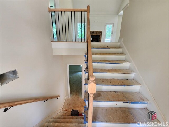 365 Discovery Trl, Athens, GA 30605 - staircase with baseboards