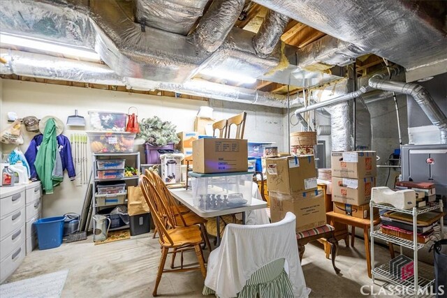 416 Mcdaniel St, Monroe, GA 30655 - view of unfinished basement