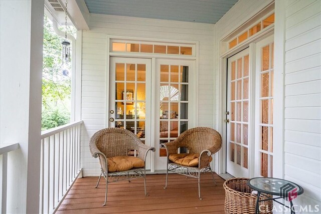 416 Mcdaniel St, Monroe, GA 30655 - balcony featuring french doors