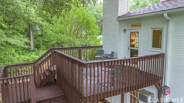 416 Mcdaniel St, Monroe, GA 30655 - deck with stairway
