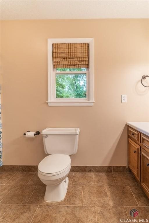 4080 Derby, Cumming, GA 30040 - bathroom with vanity, toilet, and baseboards