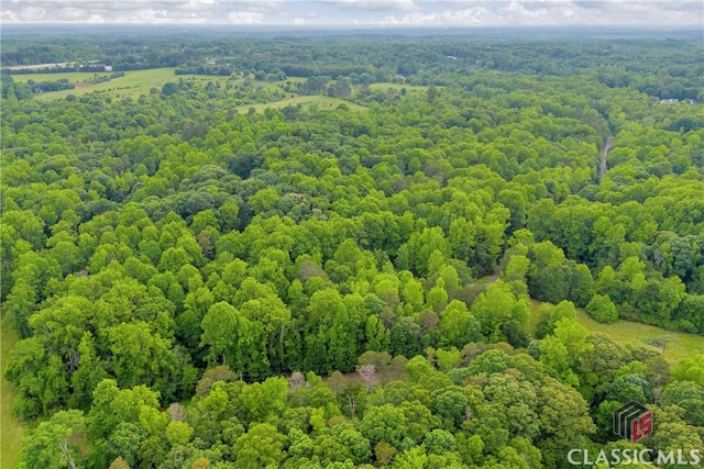 570 Davis Rd, Jefferson, GA 30549 - drone / aerial view of a heavily wooded area