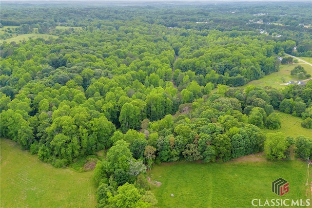 570 Davis Rd, Jefferson, GA 30549 - drone / aerial view of a heavily wooded area