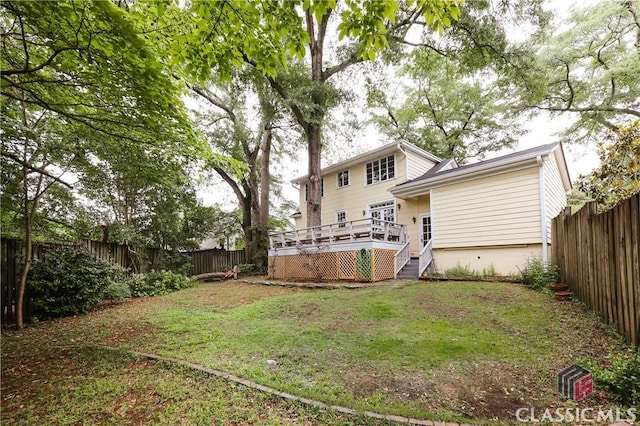 170 Stanton, Athens, GA 30606 - rear view of property featuring a wooden deck and stairs