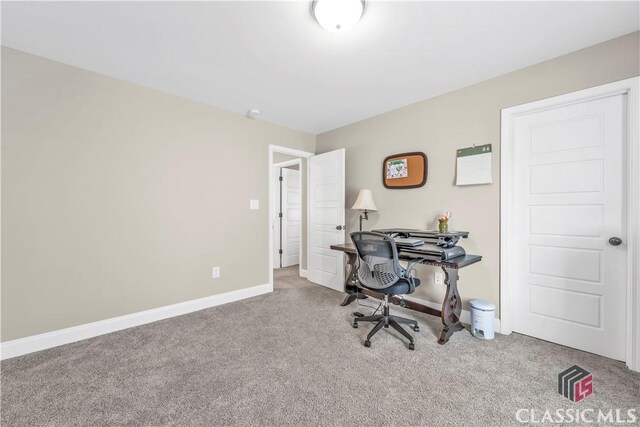 1810 Willow Creek Dr, Watkinsville, GA 30677 - carpeted home office with baseboards