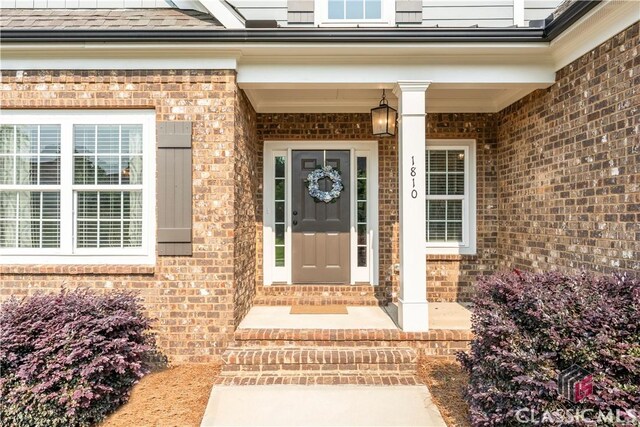 1810 Willow Creek Dr, Watkinsville, GA 30677 - entrance to property featuring brick siding