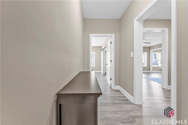 1810 Willow Creek Dr, Watkinsville, GA 30677 - hall with wood finished floors and baseboards