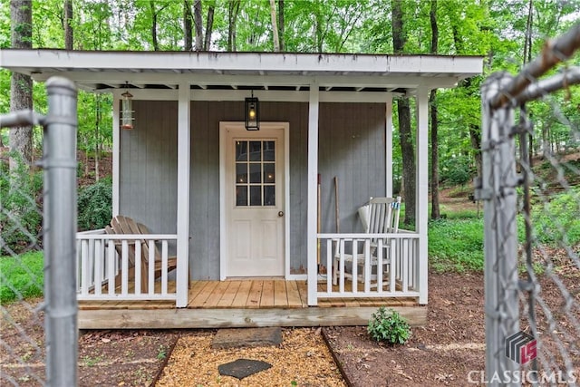 161 Pinecrest Ter, Athens, GA 30606 - view of outdoor structure featuring view of scattered trees