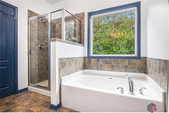 2753 Jubilee Ter, Bethlehem, GA 30620 - full bathroom with a bath and a shower stall