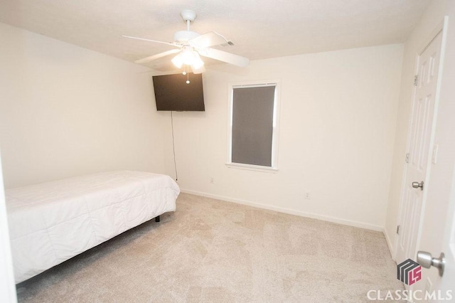 1851 Harvest Way, Loganville, GA 30052 - bedroom featuring carpet floors, baseboards, and ceiling fan