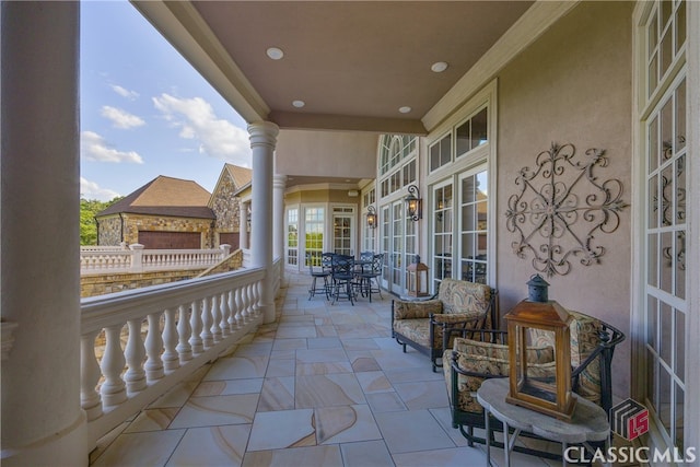 3881 Sims Bridge Rd, Monroe, GA 30656 - balcony featuring french doors