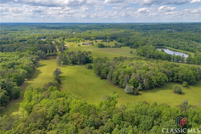 3881 Sims Bridge Rd, Monroe, GA 30656 - aerial view of a heavily wooded area and a nearby body of water