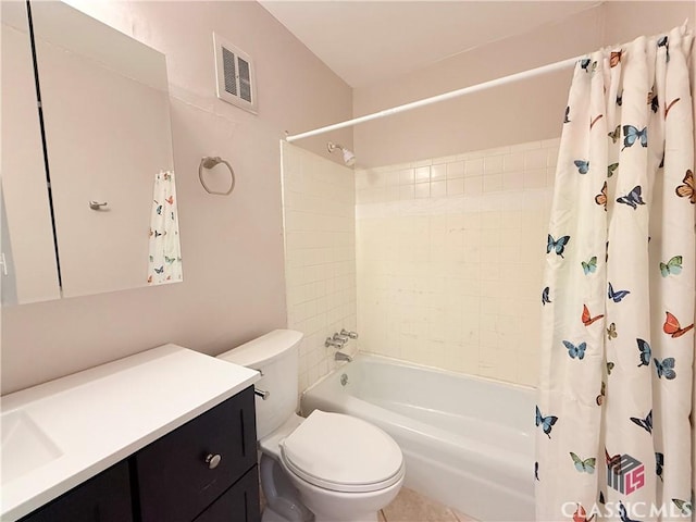 168 Scandia Cir, Athens, GA 30605 - bathroom featuring vanity, toilet, and shower / bath combination with curtain