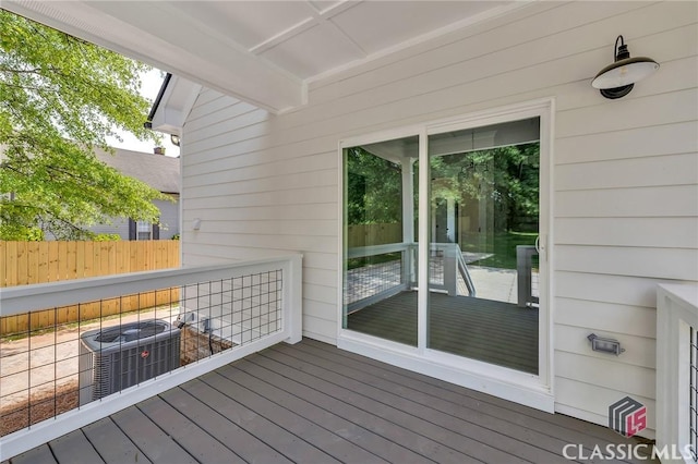 231 Marable St E, Monroe, GA 30655 - deck with central AC