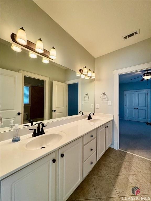 64 Charter Oak Dr, Athens, GA 30607 - full bathroom featuring tile patterned flooring, double vanity, and toilet