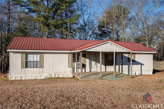 1200 Burr Harris Rd, Watkinsville, GA 30677 - manufactured / mobile home with metal roof and a patio