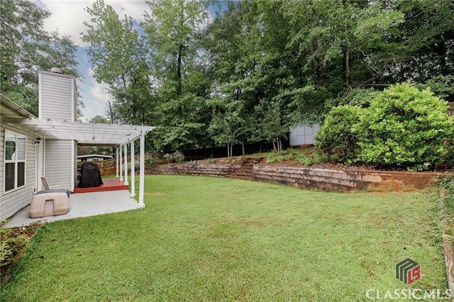 1663 Oconee Pt, Jefferson, GA 30549 - view of yard with a patio