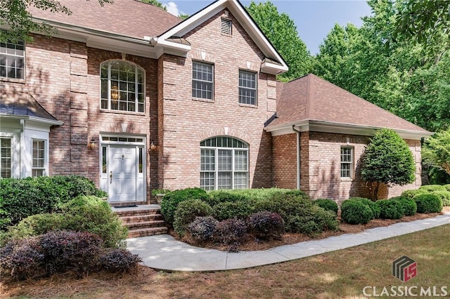 1181 Knob Creek Dr, Athens, GA 30606 - view of front facade featuring roof with shingles and brick siding