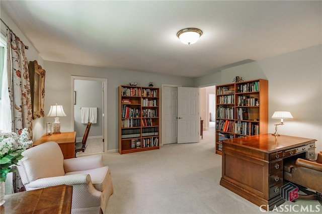 1181 Knob Creek Dr, Athens, GA 30606 - office with light carpet and baseboards