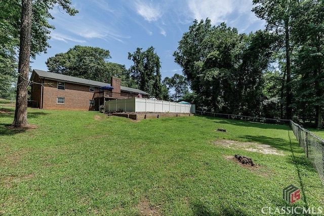 226 Baker St, Statham, GA 30666 - view of fenced backyard