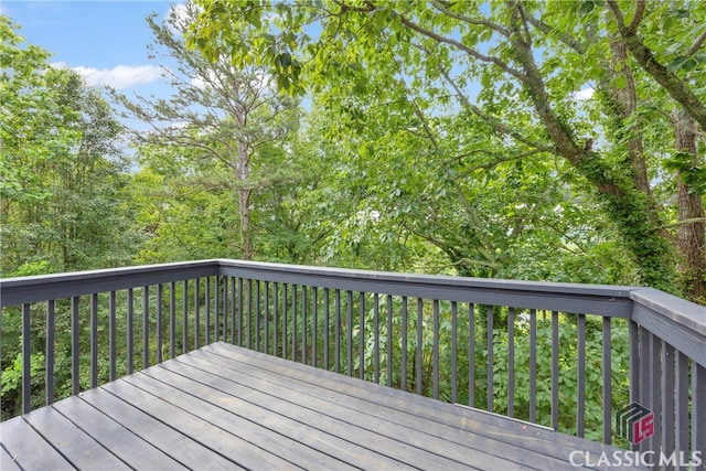 5480 Apache Trl, Gainesville, GA 30506 - view of wooden deck