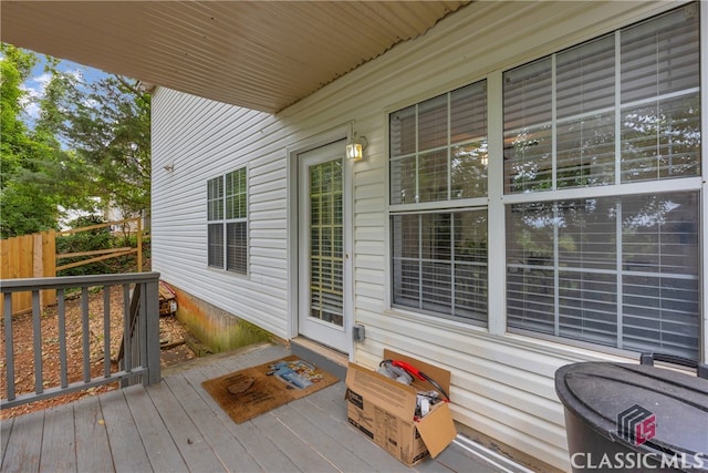 5480 Apache Trl, Gainesville, GA 30506 - view of wooden deck