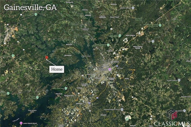 5480 Apache Trl, Gainesville, GA 30506 - aerial map of property and surrounding area
