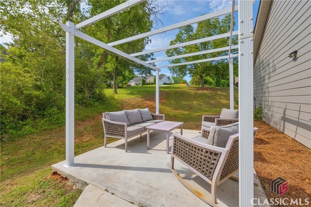 120 Peach Ln, Royston, GA 30662 - view of patio / terrace featuring outdoor lounge area
