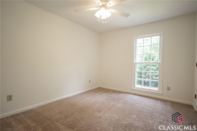 170 Chadds Walk, Athens, GA 30606 - carpeted spare room featuring baseboards and a ceiling fan
