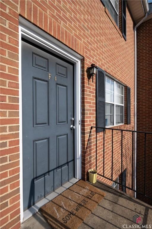 2165 S Milledge Ave Unit F4, Athens, GA 30605 - view of exterior entry with brick siding