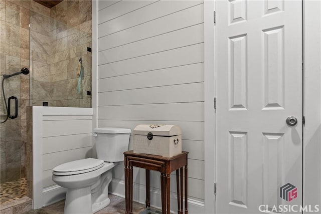 1233 Staplers Bridge Rd, Nicholson, GA 30565 - bathroom with a stall shower and toilet