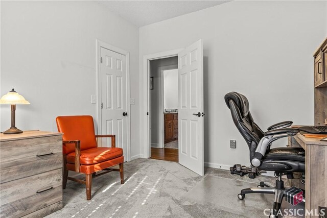 1233 Staplers Bridge Rd, Nicholson, GA 30565 - carpeted office space with baseboards