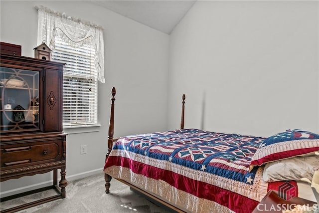 1233 Staplers Bridge Rd, Nicholson, GA 30565 - carpeted bedroom with baseboards and vaulted ceiling