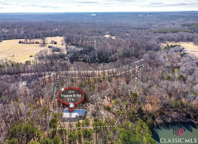 1233 Staplers Bridge Rd, Nicholson, GA 30565 - view of property location featuring a forest