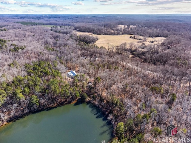 1233 Staplers Bridge Rd, Nicholson, GA 30565 - aerial view of property and surrounding area with a forest