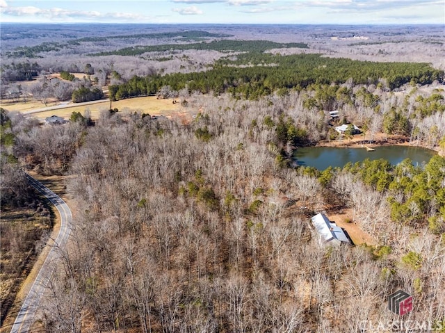 1233 Staplers Bridge Rd, Nicholson, GA 30565 - bird's eye view of a heavily wooded area and a nearby body of water
