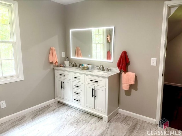 2181 Whippoorwill Rd, Bishop, GA 30621 - full bath featuring baseboards and double vanity