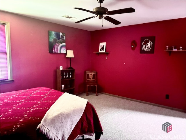 2181 Whippoorwill Rd, Bishop, GA 30621 - carpeted bedroom with a ceiling fan