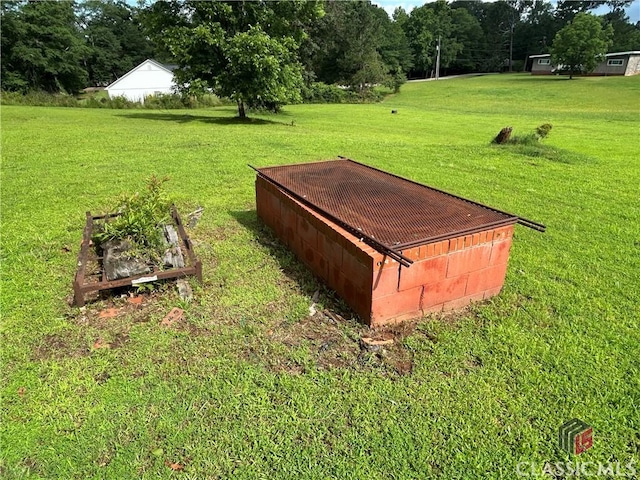 220 Swanson Dr W Unit 1, Athens, GA 30606 - view of storm shelter featuring a lawn