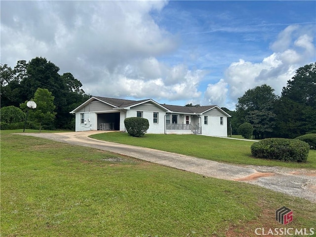 220 Swanson Dr W Unit 1, Athens, GA 30606 - single story home featuring driveway, a front yard, and an attached garage