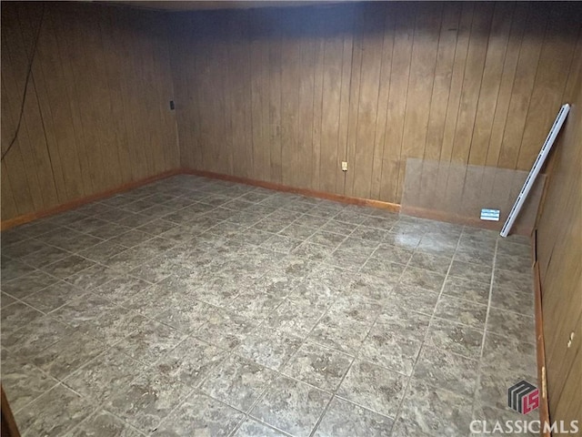 220 Swanson Dr W Unit 1, Athens, GA 30606 - spare room featuring wooden walls