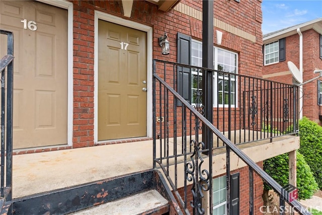 105 Whitehead Rd Unit 17, Athens, GA 30606 - doorway to property with brick siding