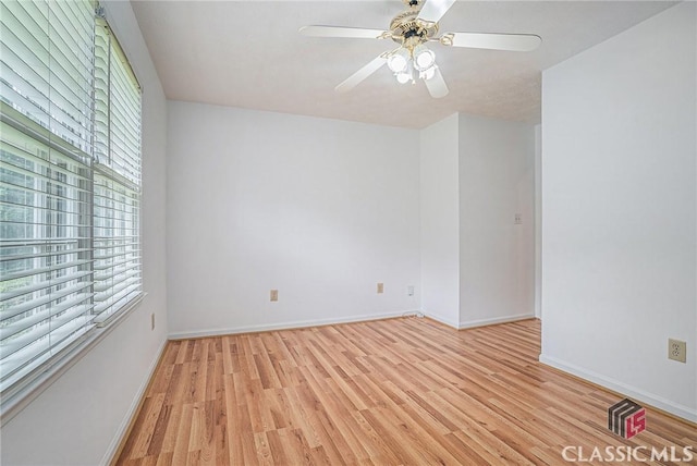 148 Hunters Crossing Rd, Athens, GA 30606 - spare room with light wood-style flooring and a ceiling fan